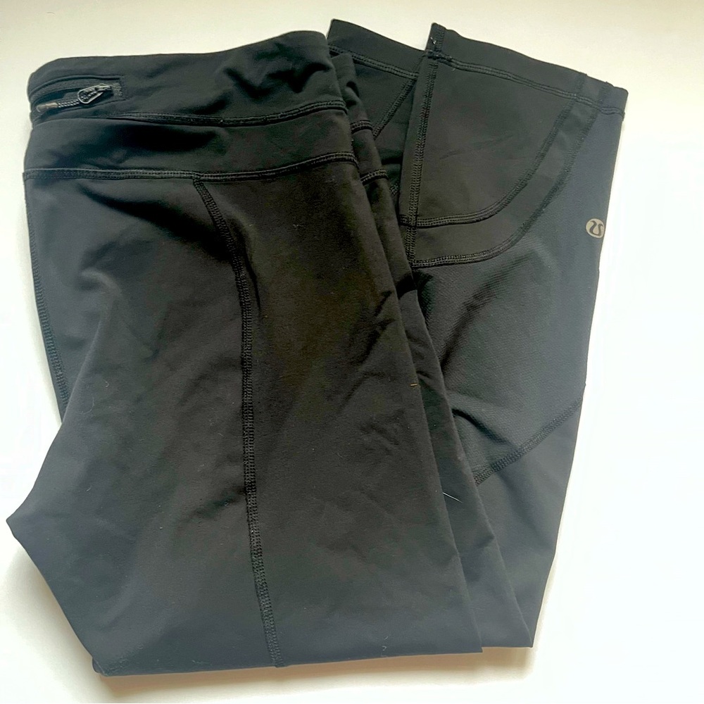 Lululemon athletica capri leggings size 8 black